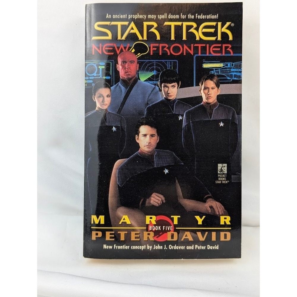 Pocket Books Star Trek New Frontier Martyr Peter David Book 5 Sci-Fi Paperback
